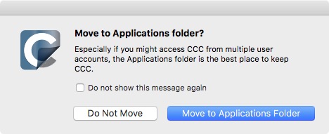Open CCC and allow it to move itself to the Applications folder