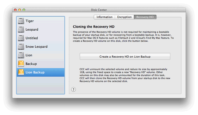 Cloning Apple's Recovery HD partition